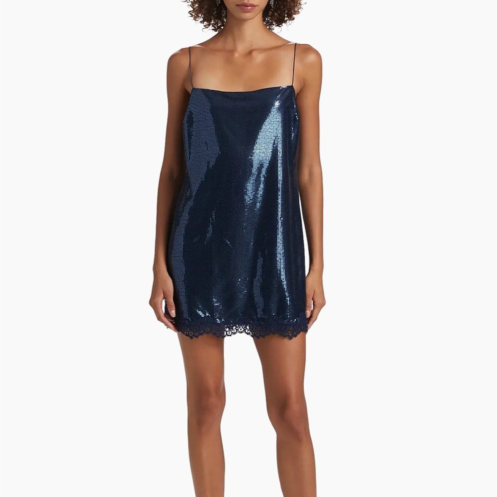 NWT Cami NYC Zoya Sequined Minidress in navy